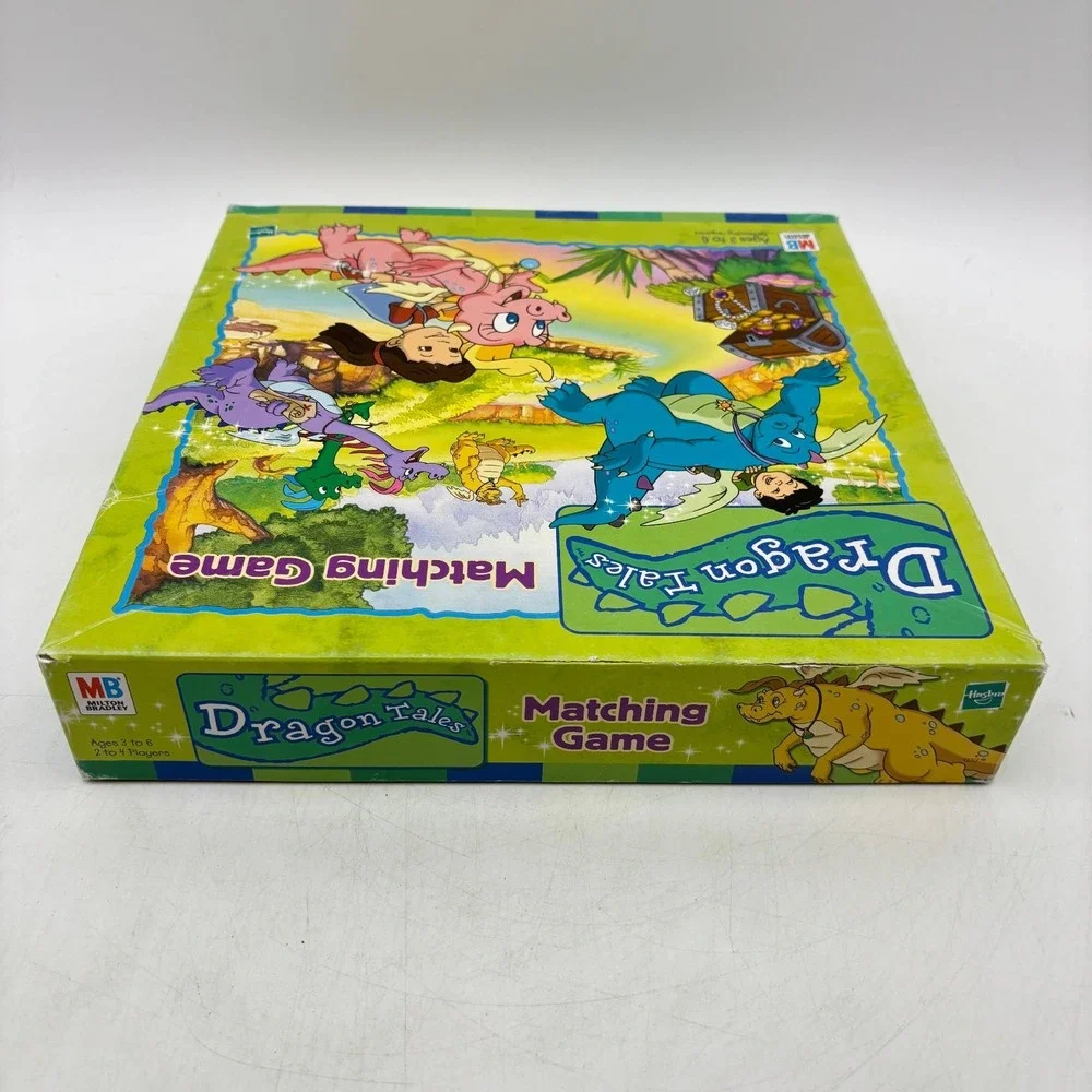 Dragon Tales Matching Game Milton Bradley Hasbro PBS Kids Vintage 99% COMPLETE